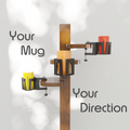 Cup-Holster Desk & Table Cup Holder