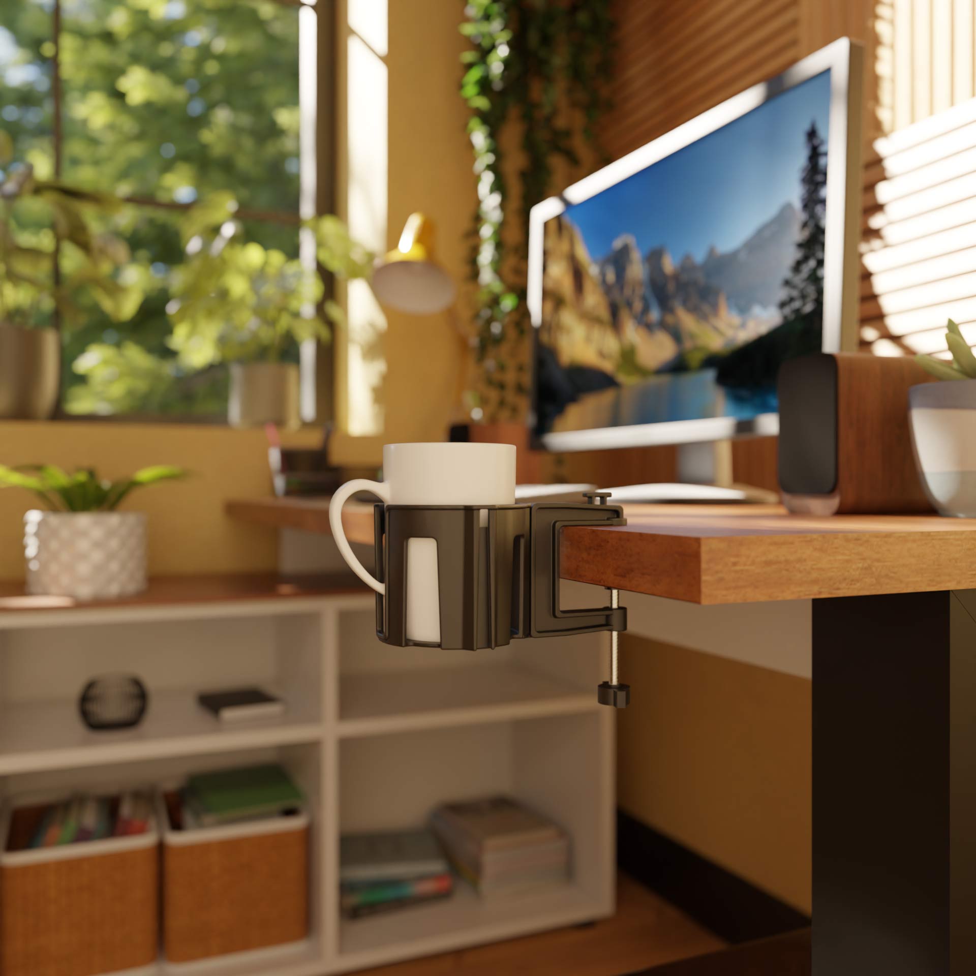 Cup-Holster Desk & Table Cup Holder